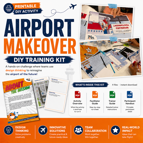 Airport Makeover DIY Activity | Game on Design Thinking & Creativity